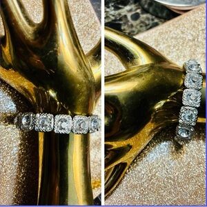 Sterling silver! Crystals bracelet